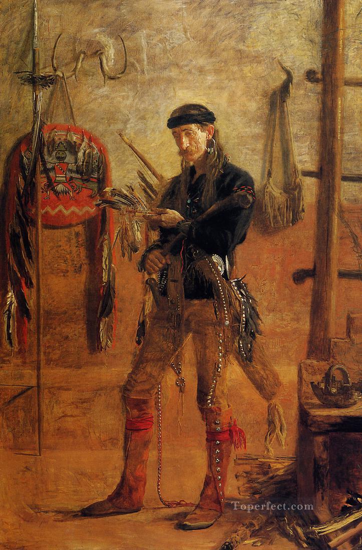 Portrait of Frank Hamilton Cushing Realism portraits Thomas Eakins Oil Paintings
